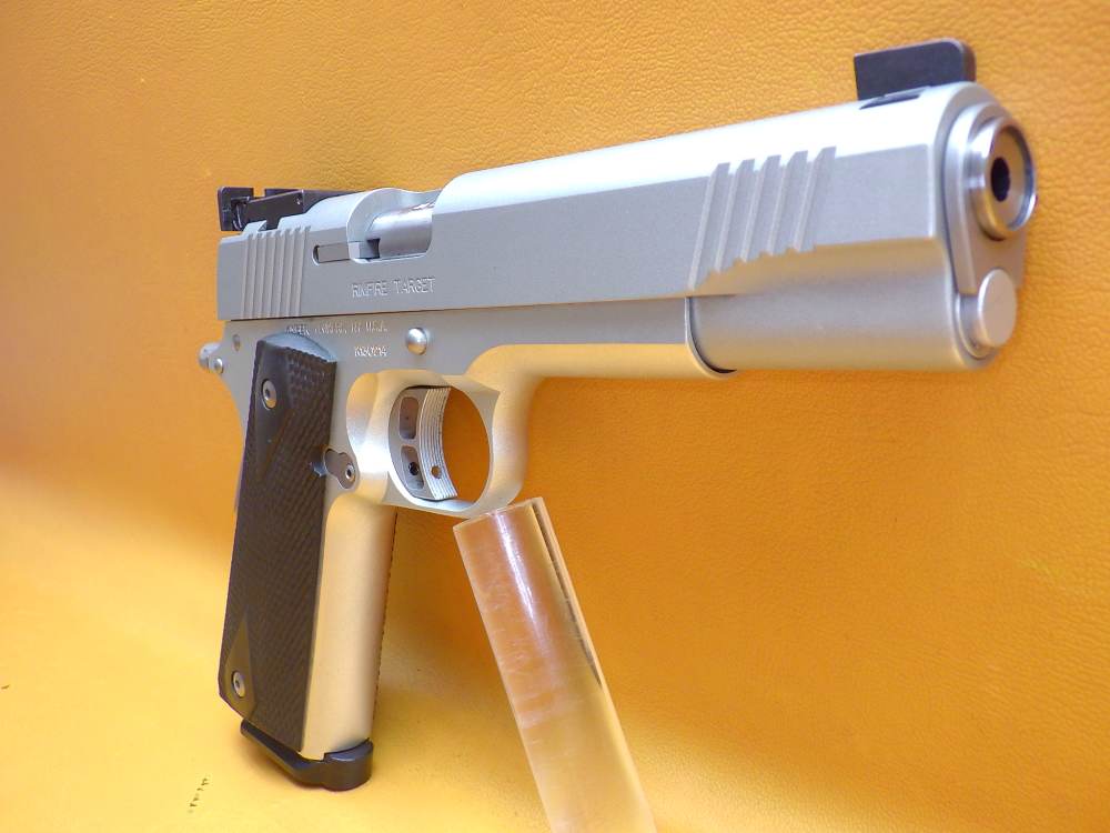 Kimber Rimfire Target .22LR 5" Match Grade Bbl 1911-Style Tgt Rubber Grips-img-2