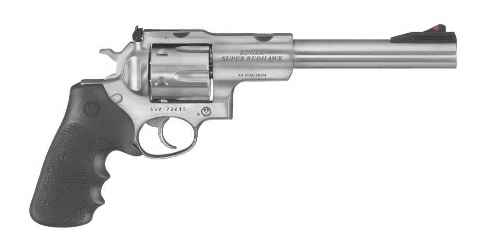 RUGER SUPER REDHAWK Stainless Revolver Triple Locking Cylinder 44m 6R 7.5"-img-1