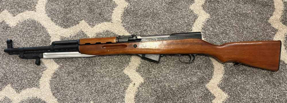 Chinese SKS Type 56, 7.62x39, Blade bayonet all numbers matching!!-img-0