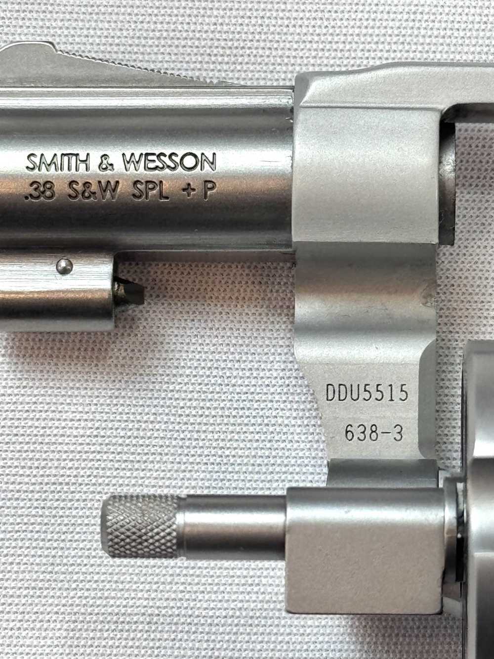 Smith & Wesson 638 Bodyguard Airweight Revolver, 38 Spl +P, 1.875" Barrel-img-8