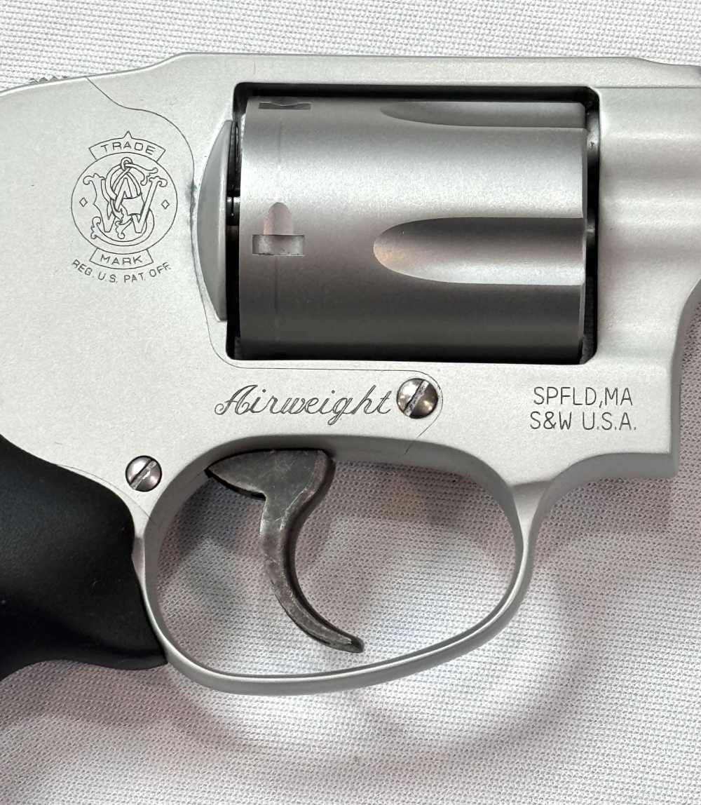 Smith & Wesson 638 Bodyguard Airweight Revolver, 38 Spl +P, 1.875" Barrel-img-3