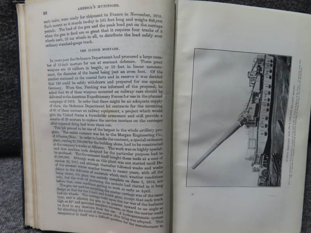 1919 DATED AMERICA'S MUNITIONS 1917-1918 REPORT OF BENEDICT CROWELL-img-12