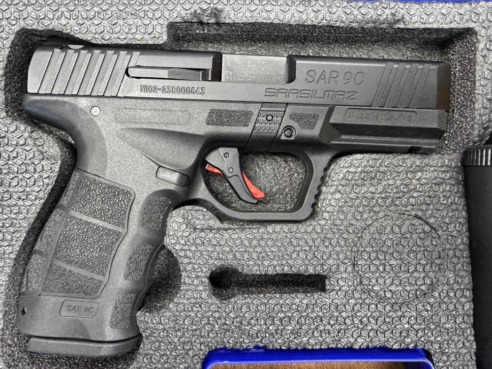 SARSILMAZ SAR USA SAR 9C 9MM MINT! PENNY AUCTION!-img-1