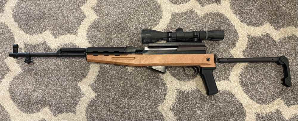 Russian SKS 7.62x39 w/ HUSH folding stock all matching numbers present-img-0