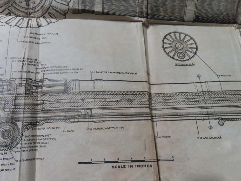 WWI LEWIS MACHINEGUN MANUAL NAMED AND DATED NOVEMBER 12, 1917-RARE !-img-21