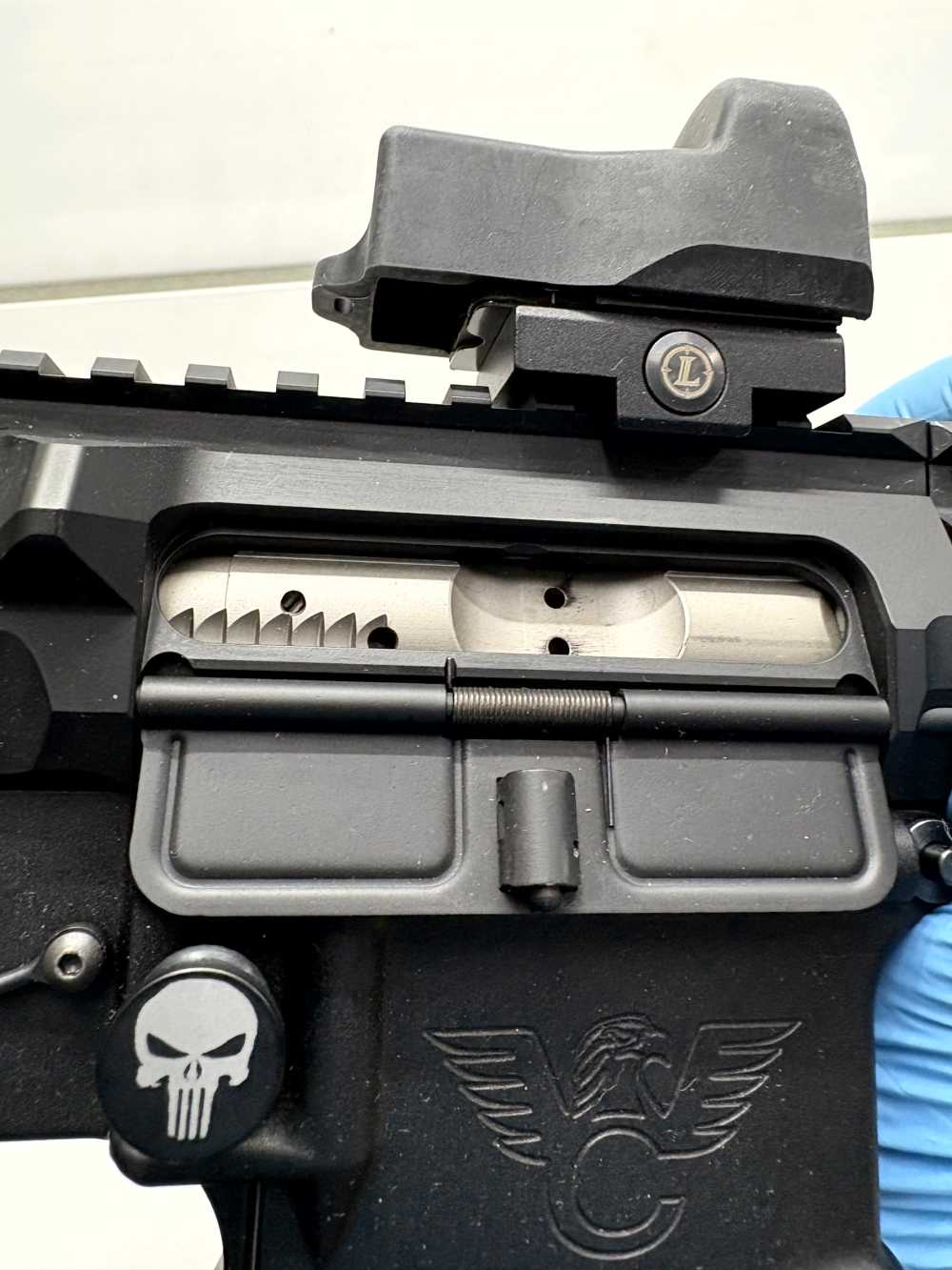 Wilson Combat AR15 - 5.56 w/ Leupold DP Pro and muzzle break - vgood cond.-img-7