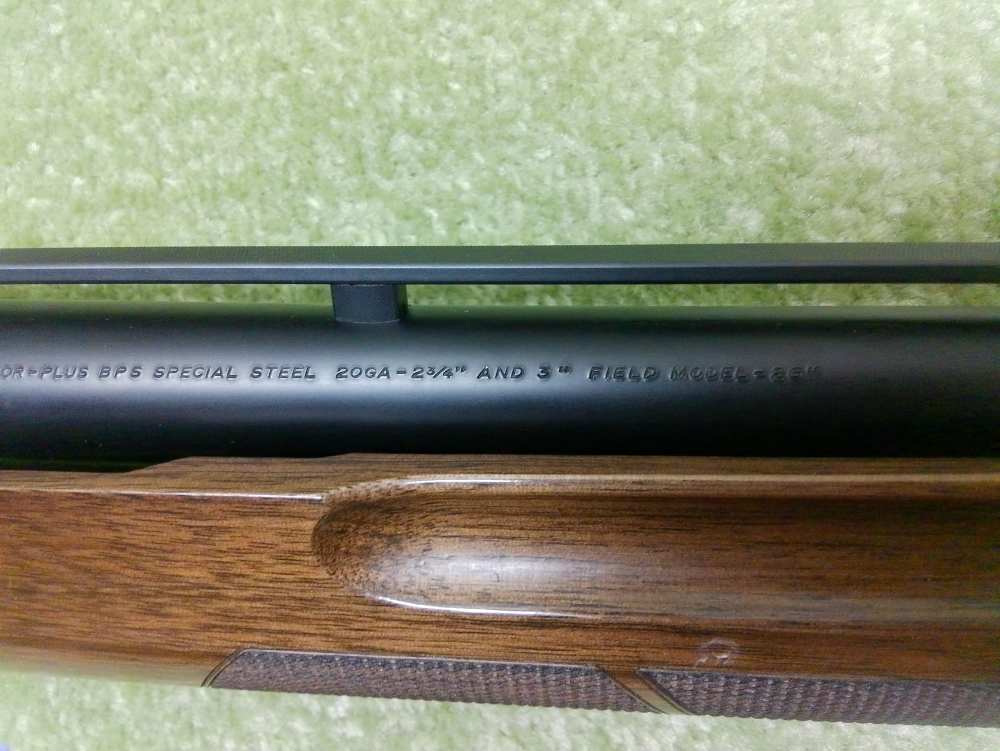 Browning BPS Field 20ga 3" 26" Walnut Mfg. 2022 Excellent Condition!-img-7