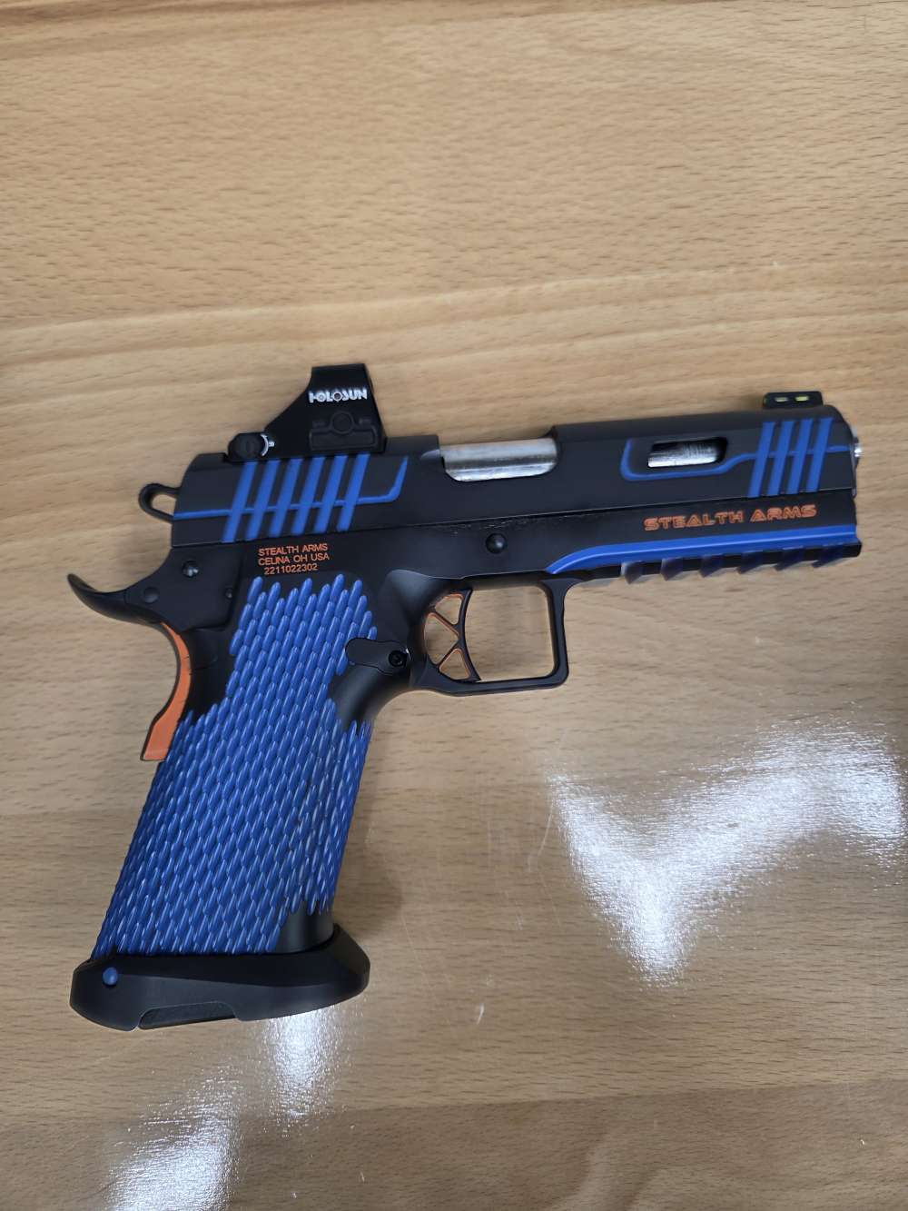Stealth Arms Platypus 1911 with Holosun 407K-img-0