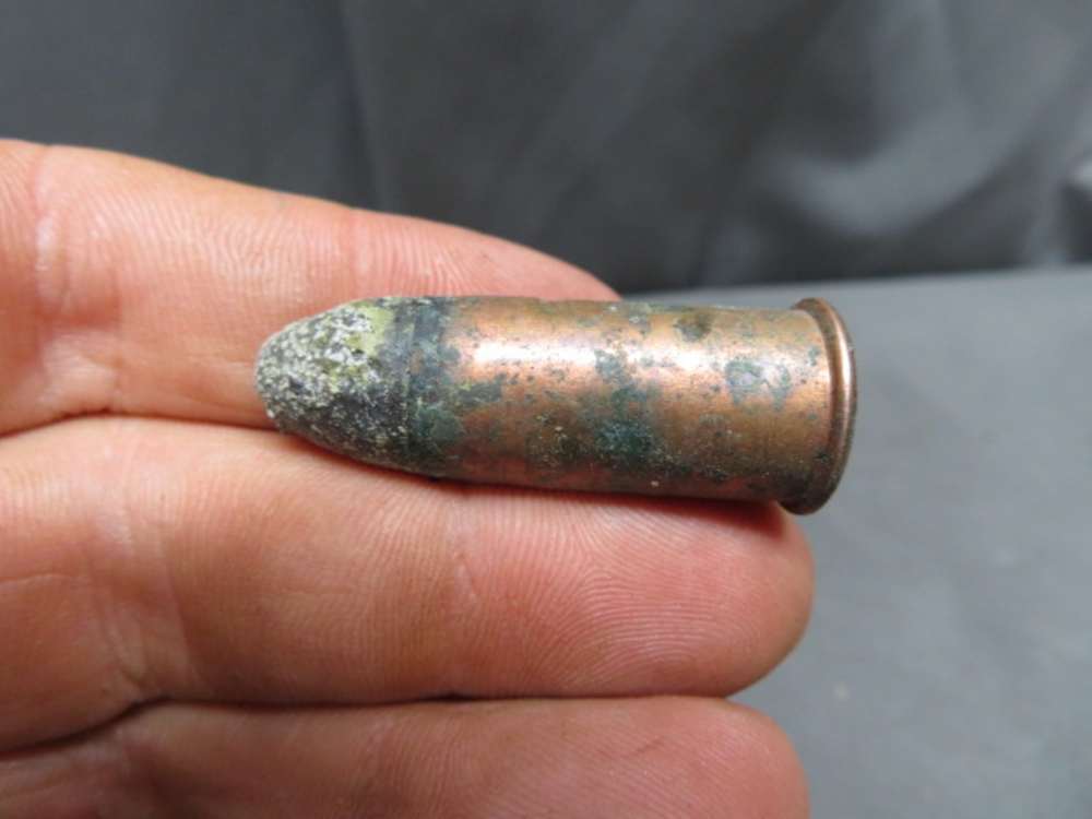 CIVIL WAR ERA BOX OF .56-50 SPENCER AMMO-7 ROUNDS-VERY SCARCE-img-0