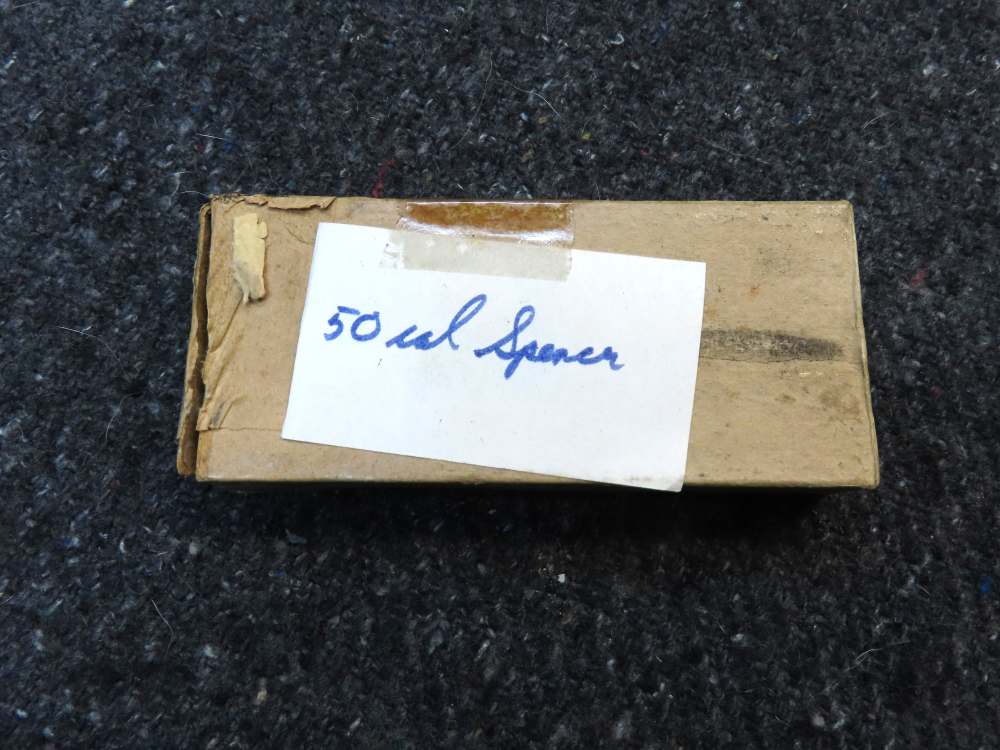 CIVIL WAR ERA BOX OF .56-50 SPENCER AMMO-7 ROUNDS-VERY SCARCE-img-1