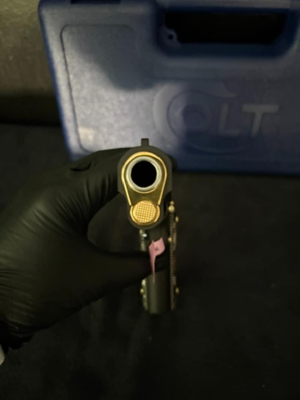 Colt 1911 Series 70 Government 45 ACP Black & Gold NR .01 start Penny-img-9