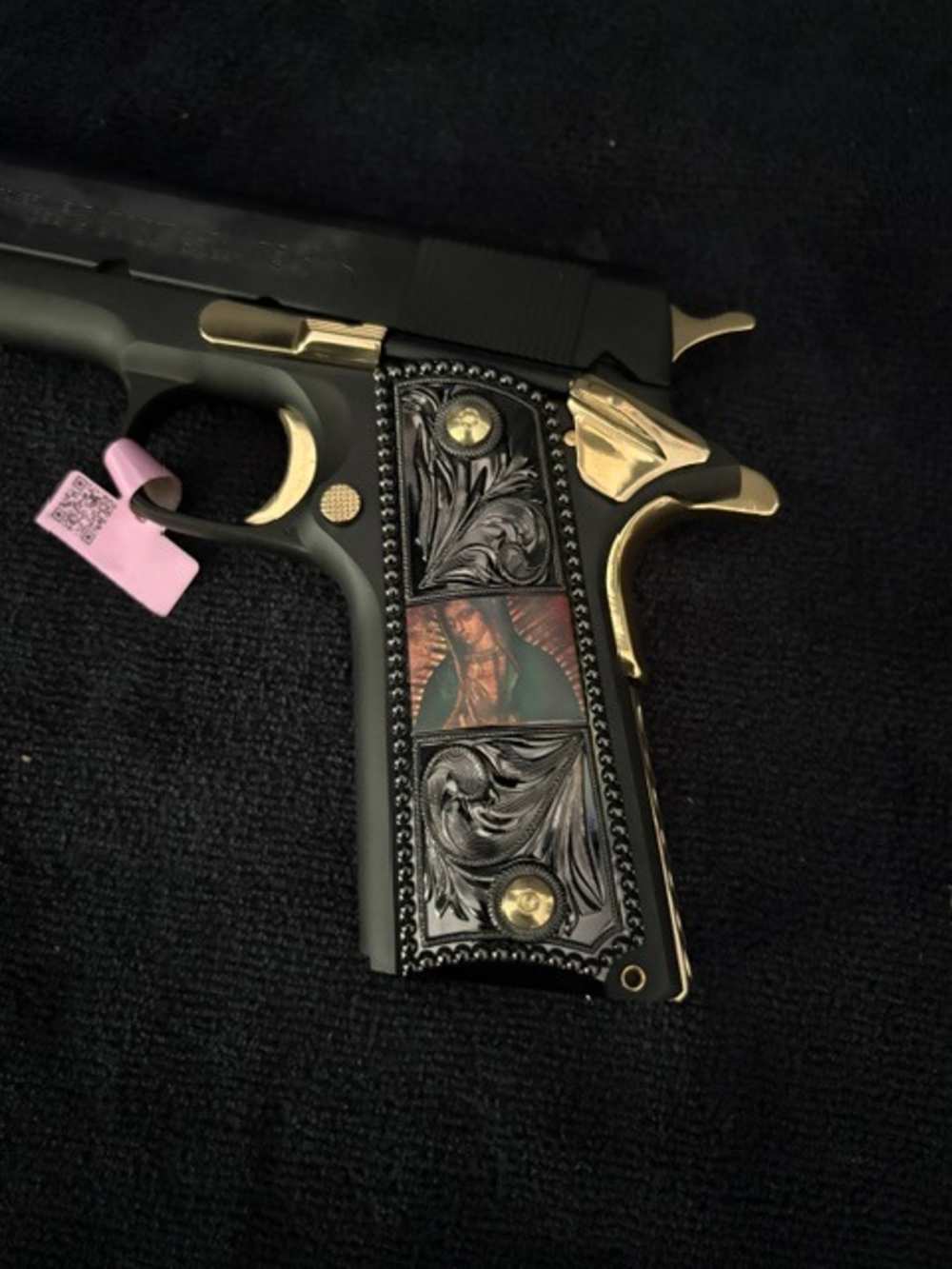 Colt 1911 Series 70 Government 45 ACP Black & Gold NR .01 start Penny-img-3