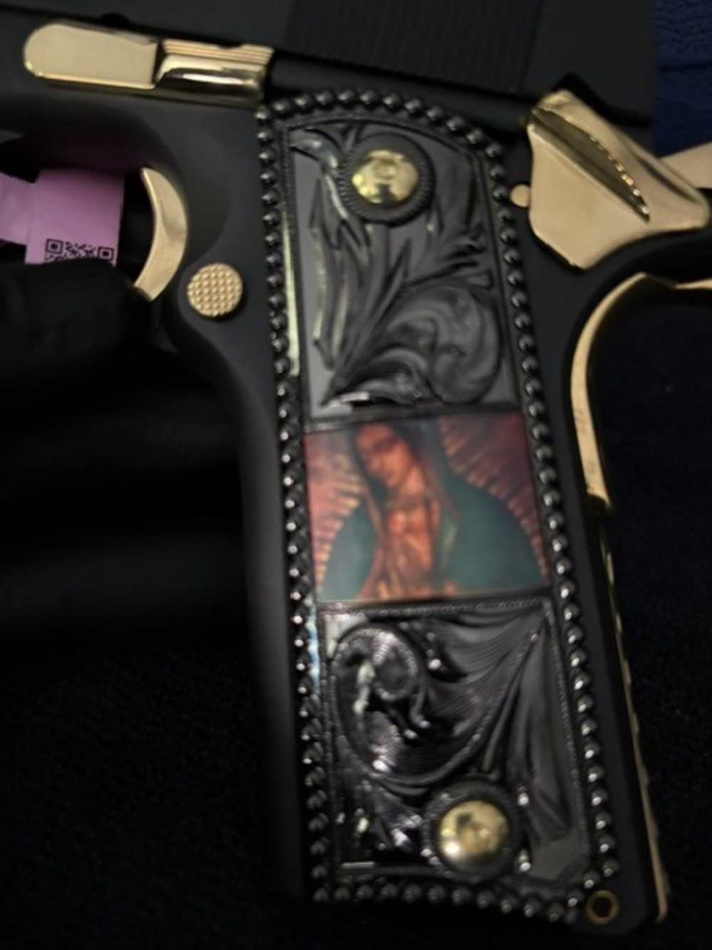 Colt 1911 Series 70 Government 45 ACP Black & Gold NR .01 start Penny-img-10