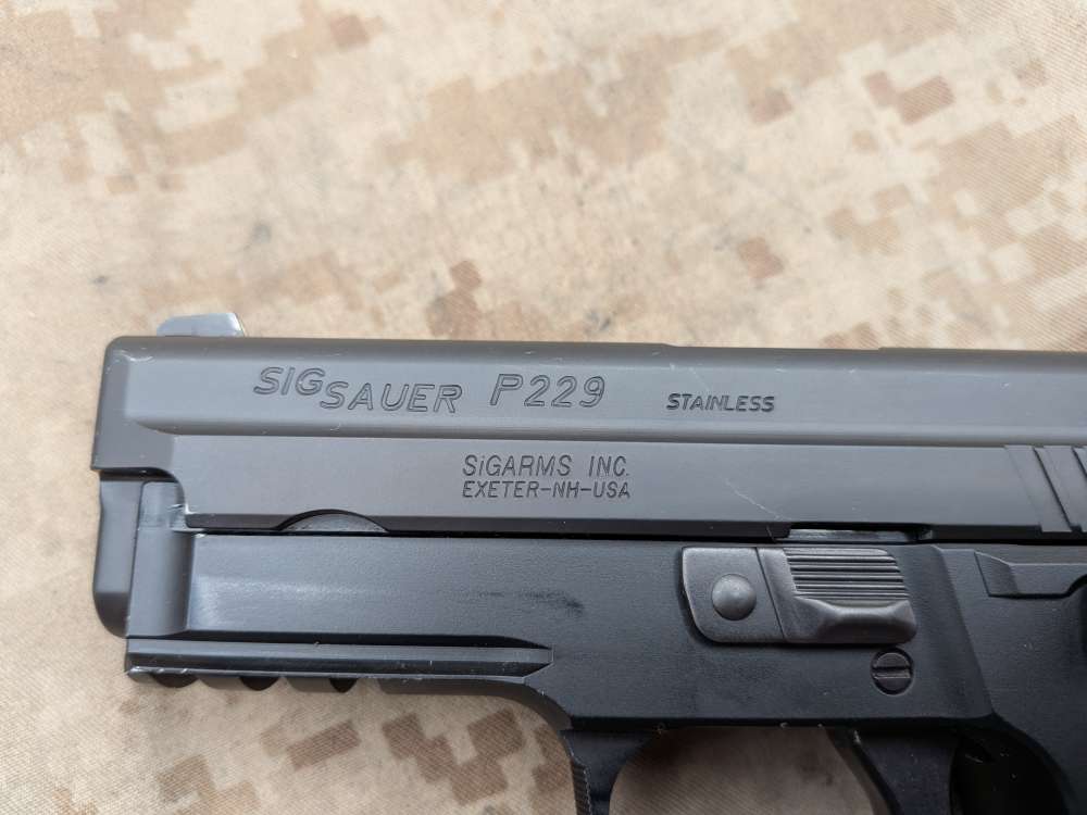 Sig Sauer P229 DA/SA .40 S&W STL Police Trade In USED P-229 w/ Rail-img-6