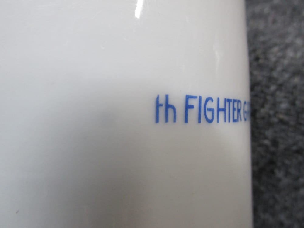 POST WWII GERMANY U.S. ZONE AIR FORCE FIGHTER GROUP "DINING HALL" MUG-NICE-img-7