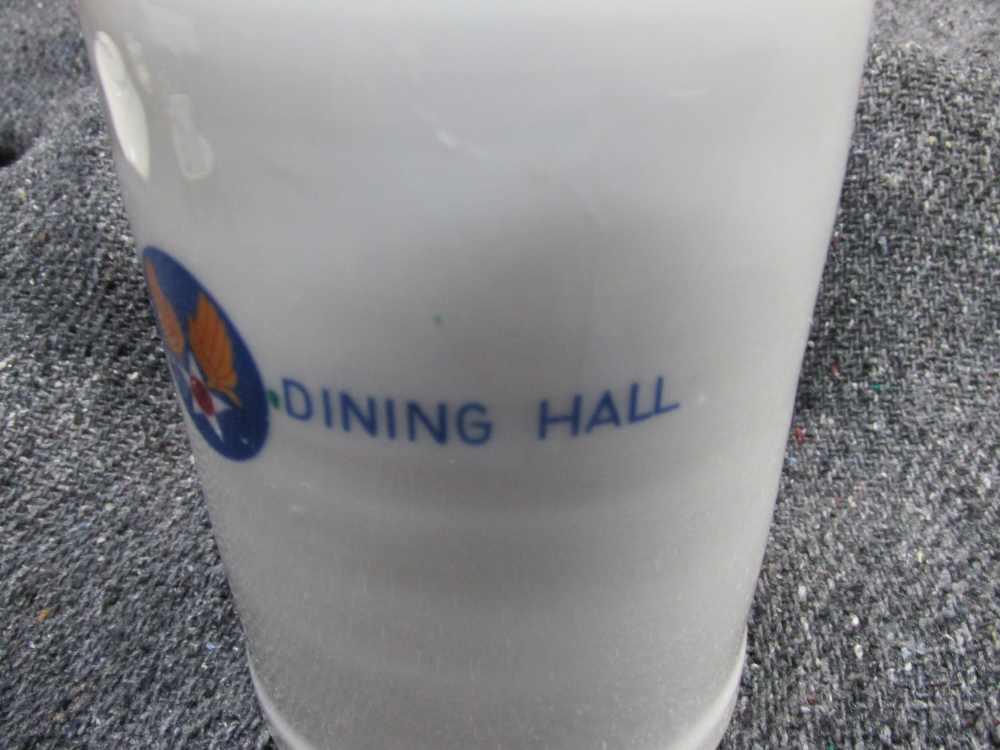 POST WWII GERMANY U.S. ZONE AIR FORCE FIGHTER GROUP "DINING HALL" MUG-NICE-img-2