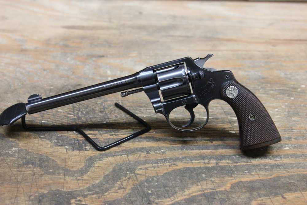 Colt Police Positive .32 S&W Long mfg. 1929 6" Blued-img-0