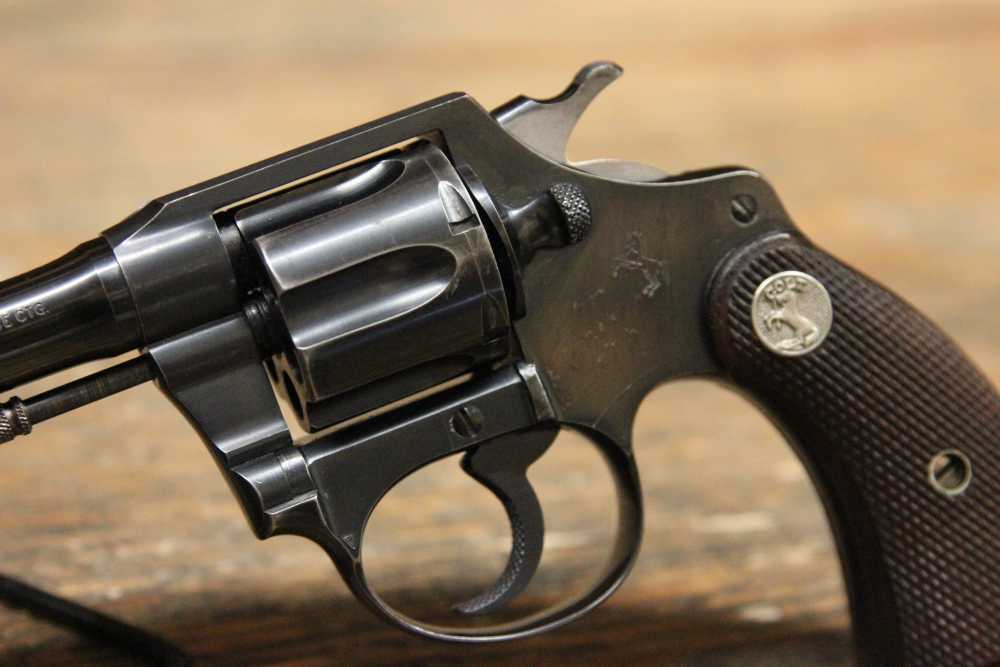 Colt Police Positive .32 S&W Long mfg. 1929 6" Blued-img-2