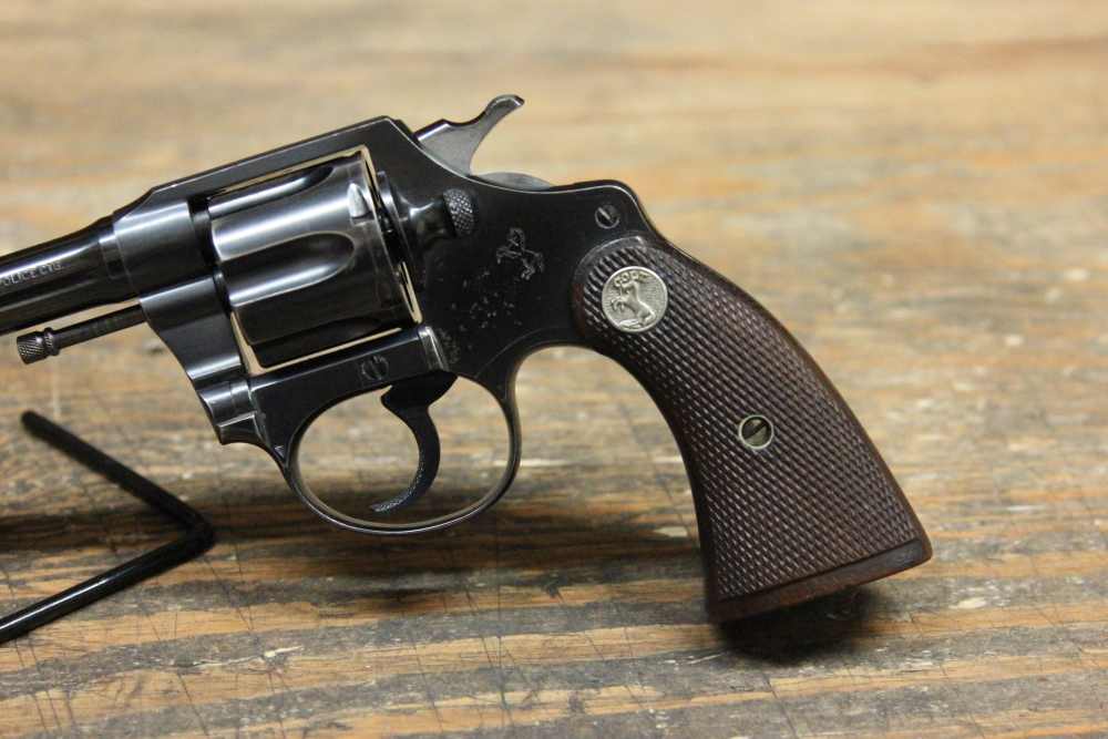 Colt Police Positive .32 S&W Long mfg. 1929 6" Blued-img-1