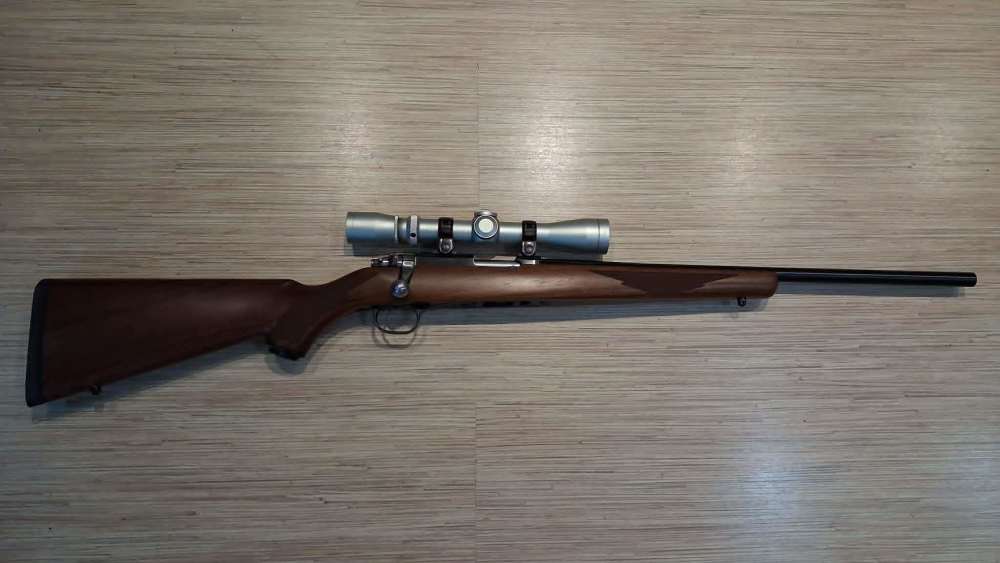 Ruger 77/17 Rotary Magazine 7024 22" Barrel 17 HMR LEUPOLD VARI X 3X9 SCOPE-img-0