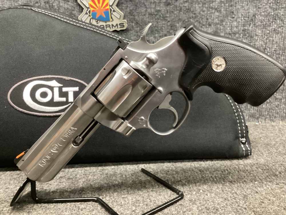 Colt King Cobra 1989 Stainless 6-Shoit Original Version Soft Case 4" Barrel-img-3