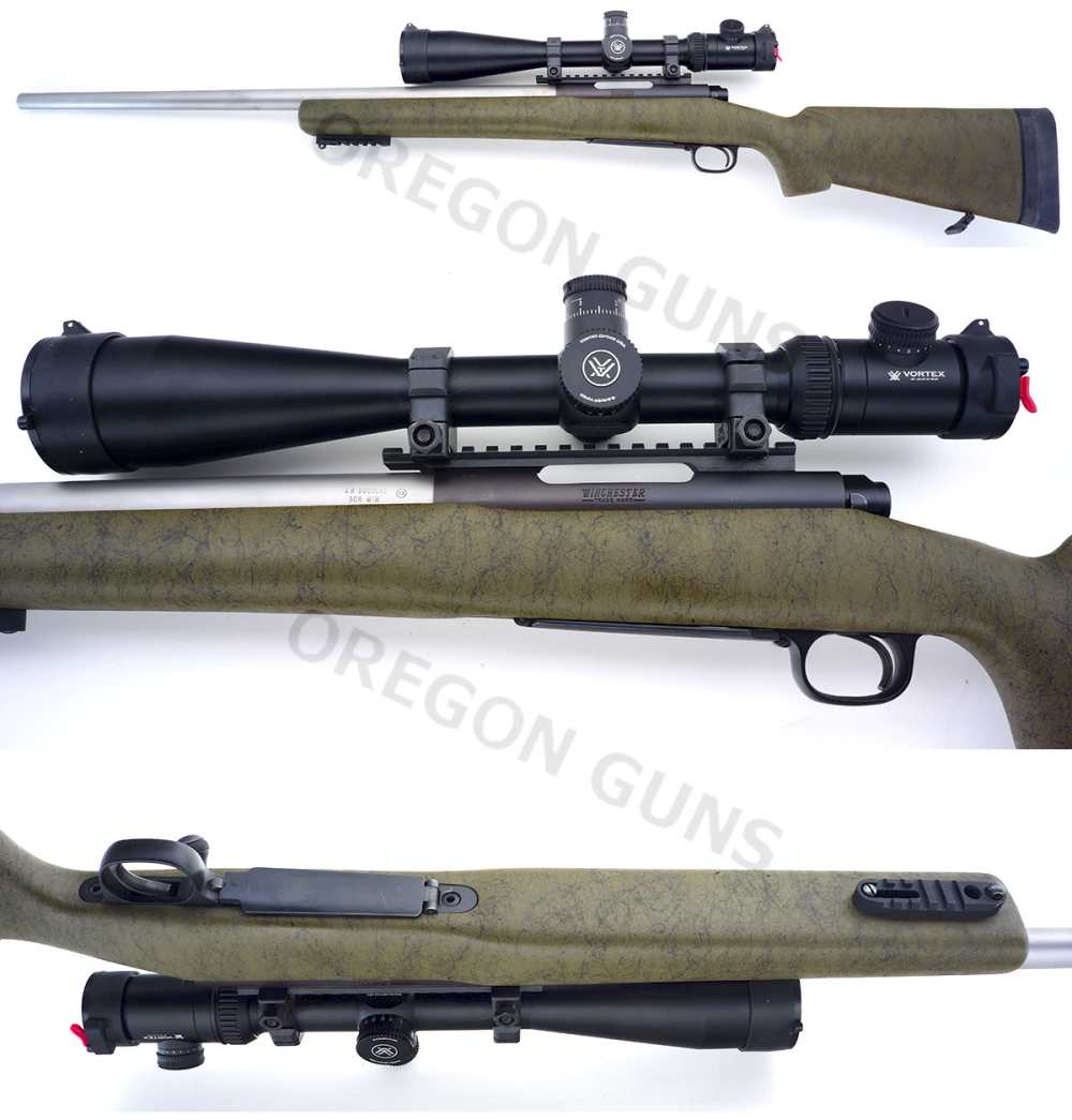 WINCHESTER 70 G.R. DOUGLAS BARREL VORTEX VIPER PST 6-24X50 FFP MRAD SCOPE-img-1