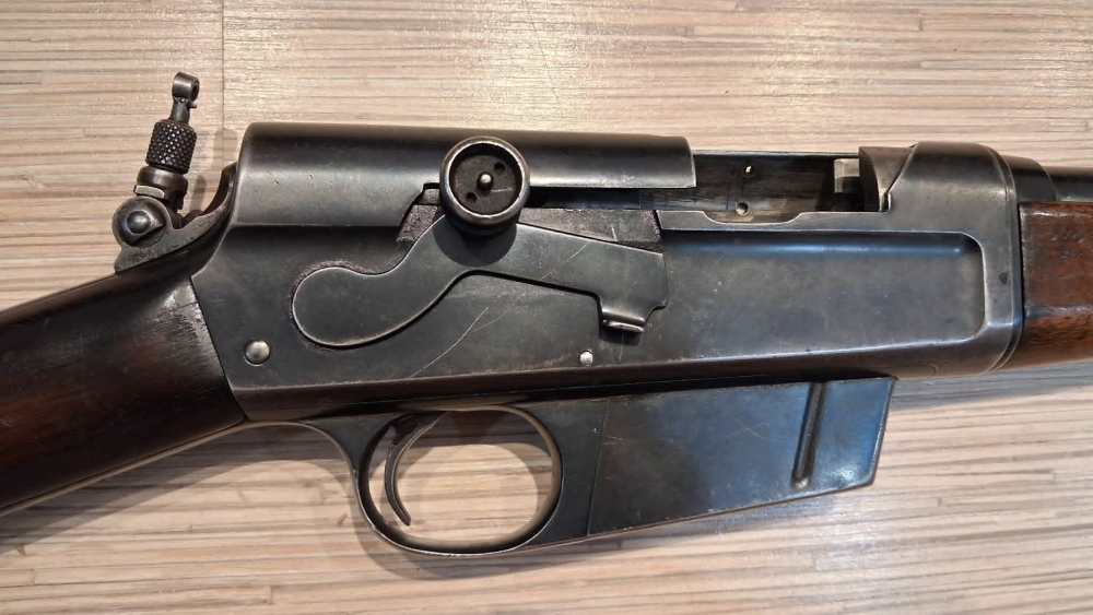 REMINGTON MODEL 8 1908 300 SAVAGE SEMI AUTO RIFLE WITH PEEP SIGHT-img-5