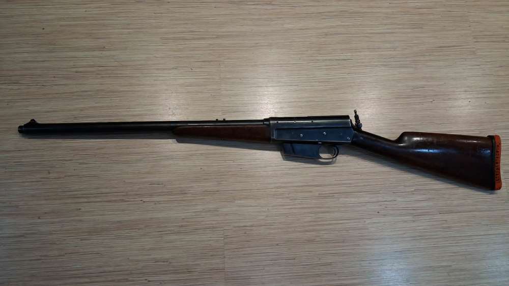 REMINGTON MODEL 8 1908 300 SAVAGE SEMI AUTO RIFLE WITH PEEP SIGHT-img-6
