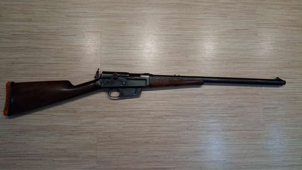 REMINGTON MODEL 8 1908 300 SAVAGE SEMI AUTO RIFLE WITH PEEP SIGHT-img-0