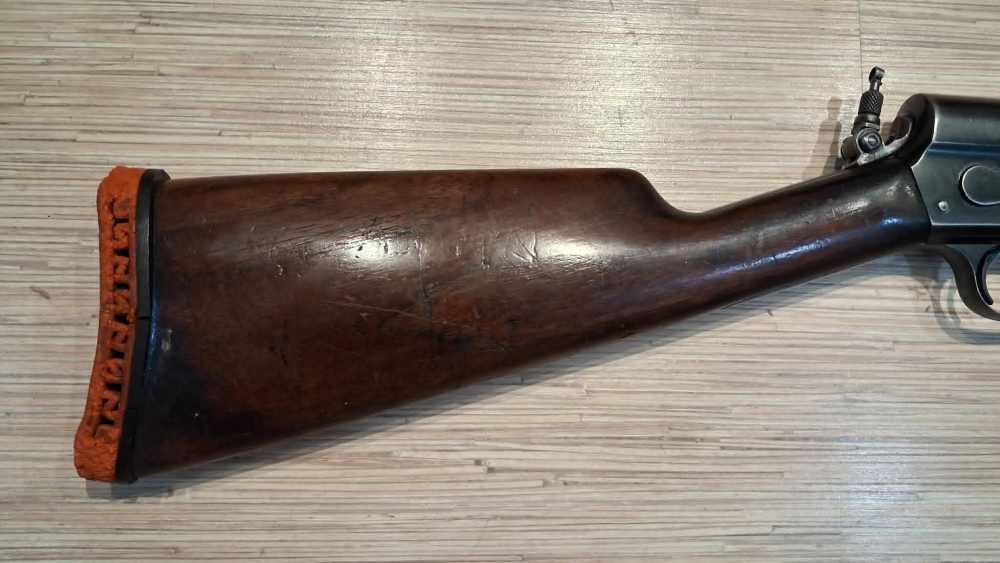 REMINGTON MODEL 8 1908 300 SAVAGE SEMI AUTO RIFLE WITH PEEP SIGHT-img-1