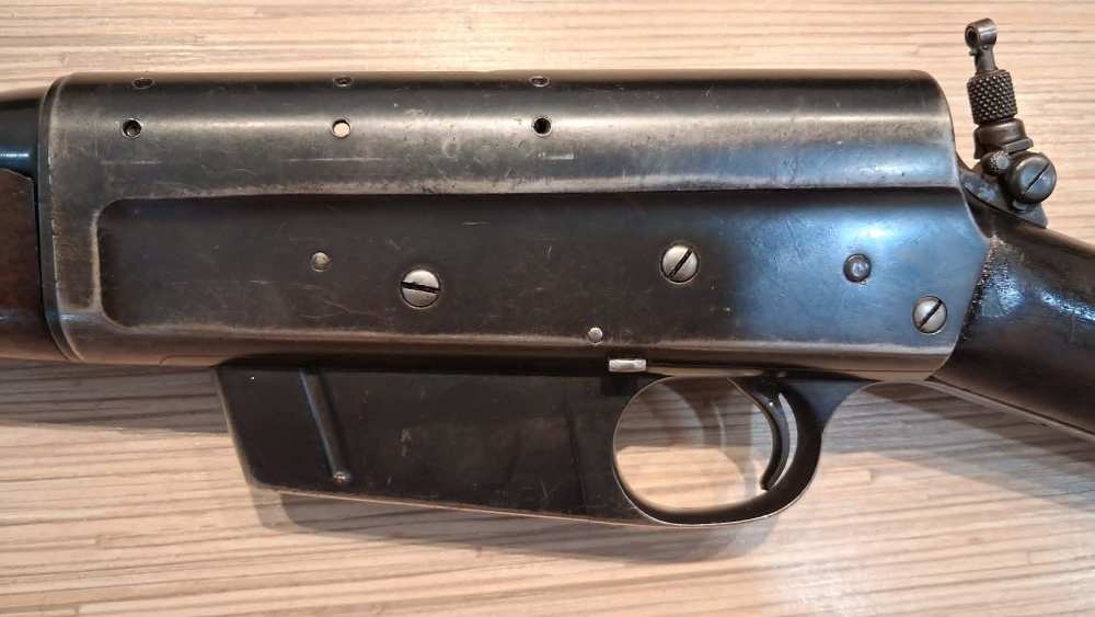 REMINGTON MODEL 8 1908 300 SAVAGE SEMI AUTO RIFLE WITH PEEP SIGHT-img-11