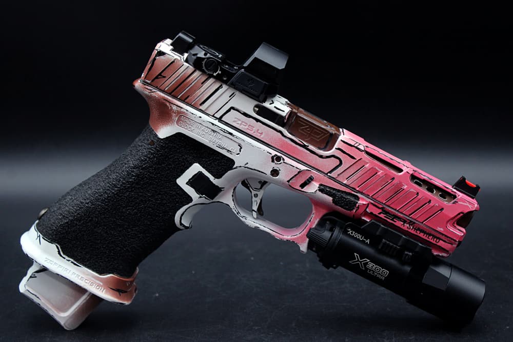 PEC Defense X Shepherd Zaffiri Glock 17 Gen 3 Custom 9mm Surefire X-300 G17-img-2