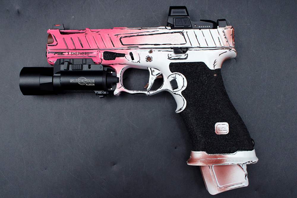 PEC Defense X Shepherd Zaffiri Glock 17 Gen 3 Custom 9mm Surefire X-300 G17-img-11