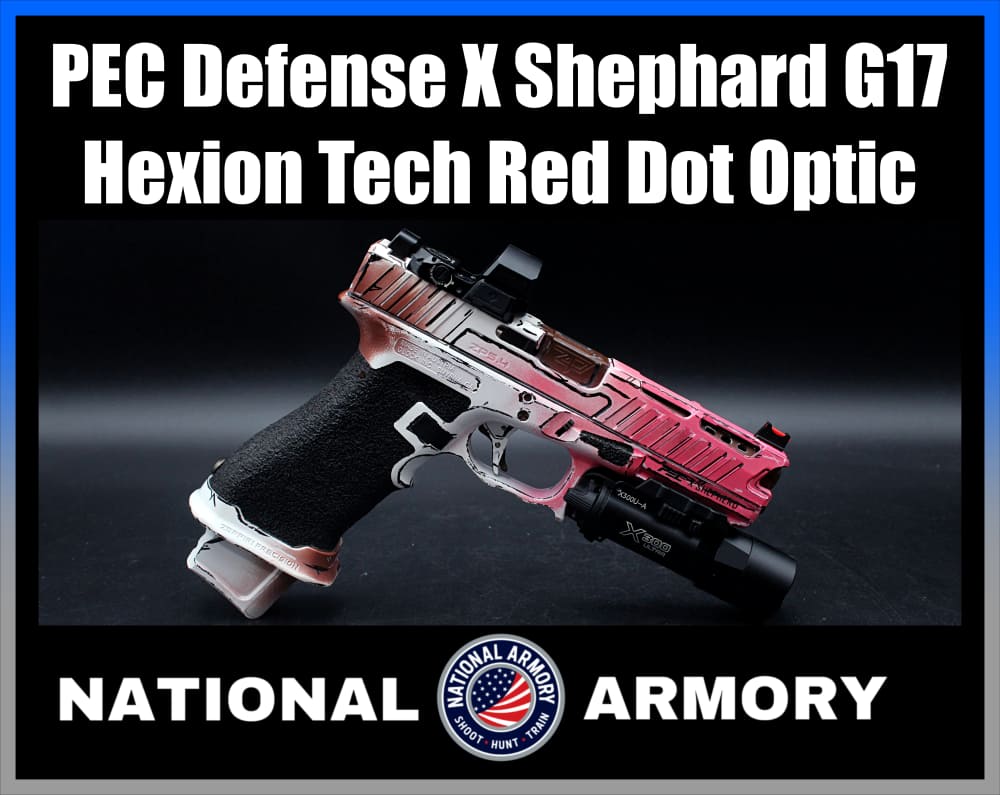 PEC Defense X Shepherd Zaffiri Glock 17 Gen 3 Custom 9mm Surefire X-300 G17-img-0