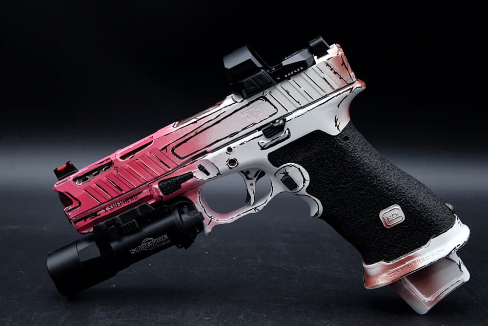 PEC Defense X Shepherd Zaffiri Glock 17 Gen 3 Custom 9mm Surefire X-300 G17-img-3