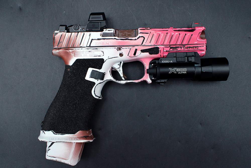 PEC Defense X Shepherd Zaffiri Glock 17 Gen 3 Custom 9mm Surefire X-300 G17-img-4