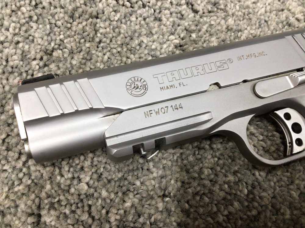 Taurus PT-1911 AR 45acp 5” Stainless-img-6