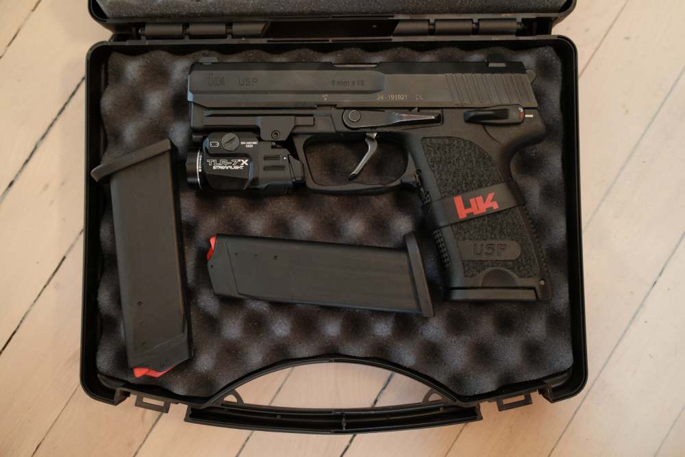  H&K USP9 V1 9mm - Fully Upgraded Trigger, Match Hammer, Trijicon Sights-img-0