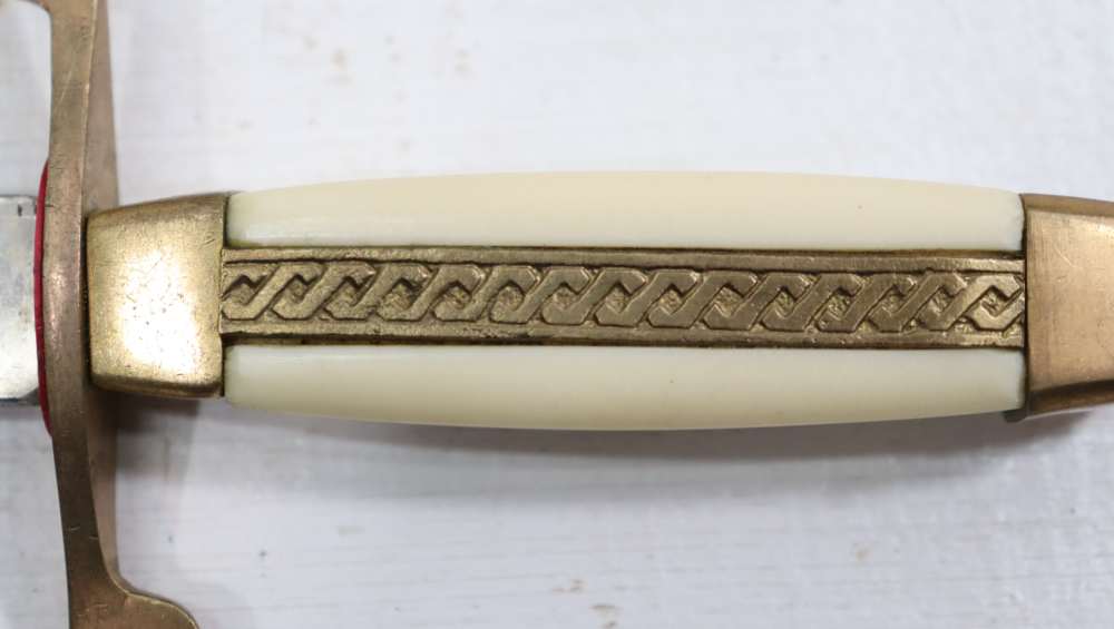 ORG 1950's SOVIET NAVAL OFFICER'S PARADE DIRK W/ BELT AND HANGERS-img-22