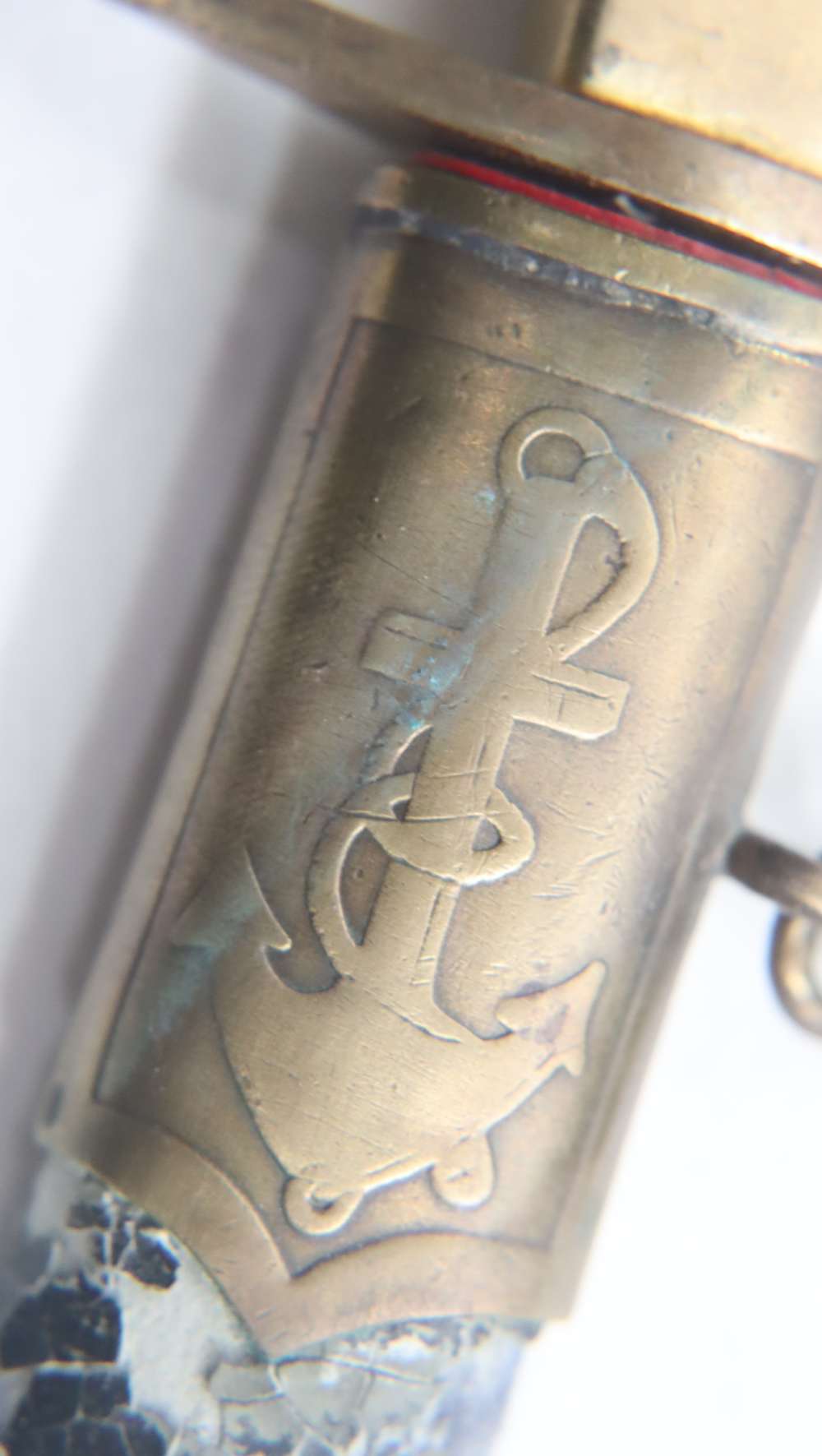 ORG 1950's SOVIET NAVAL OFFICER'S PARADE DIRK W/ BELT AND HANGERS-img-28