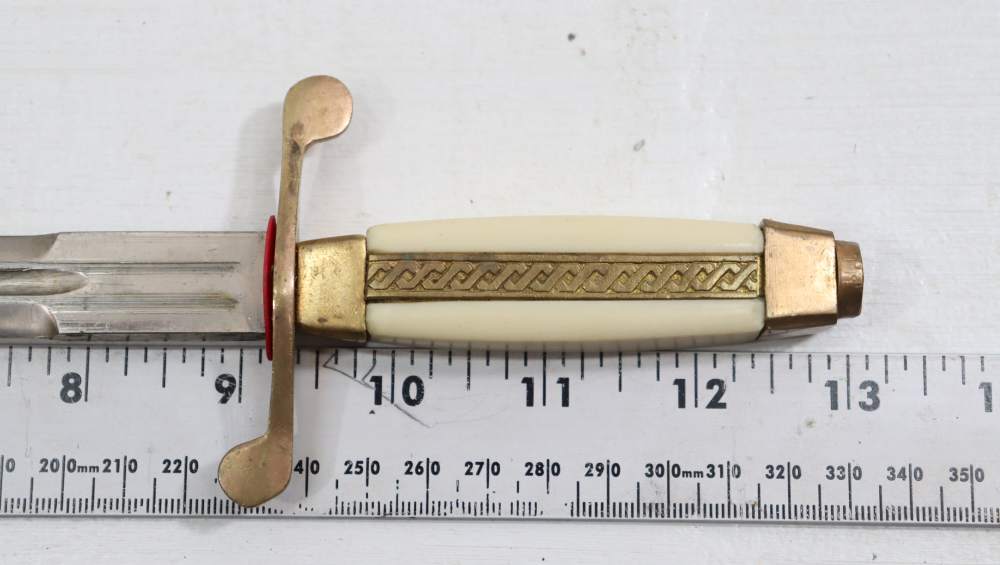 ORG 1950's SOVIET NAVAL OFFICER'S PARADE DIRK W/ BELT AND HANGERS-img-15