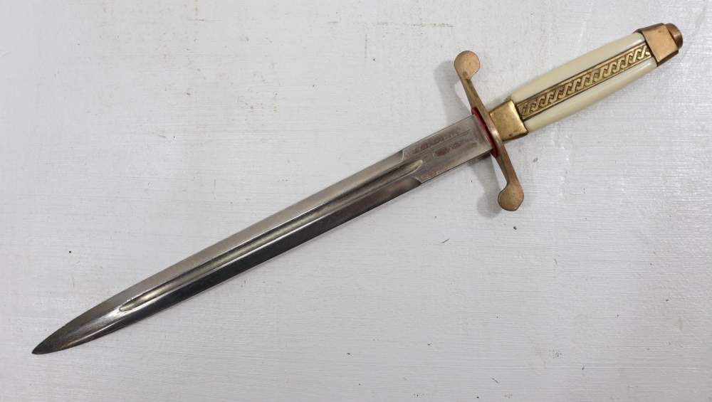 ORG 1950's SOVIET NAVAL OFFICER'S PARADE DIRK W/ BELT AND HANGERS-img-12
