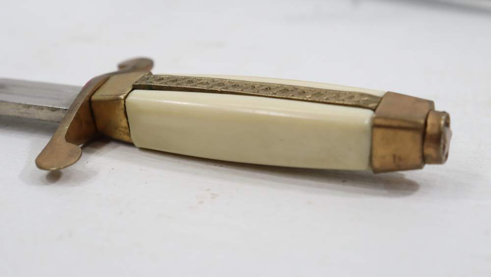 ORG 1950's SOVIET NAVAL OFFICER'S PARADE DIRK W/ BELT AND HANGERS-img-19