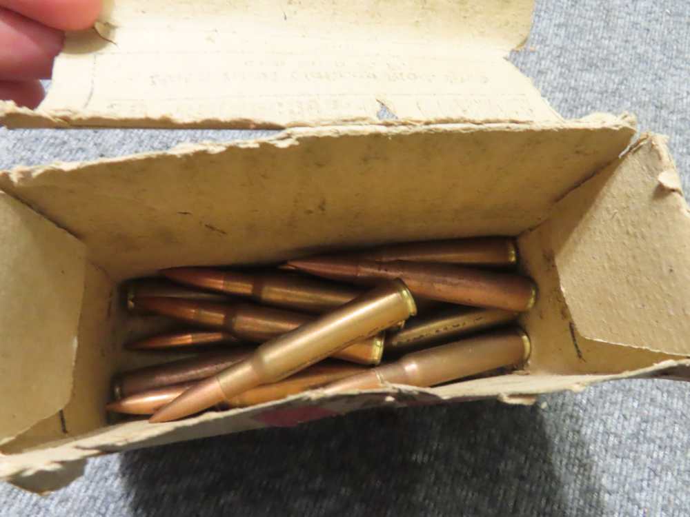 77 ROUNDS MILITARY 7mm MAUSER CALIBER AMMO-CLEAN-GOOD SHOOTING-img-7