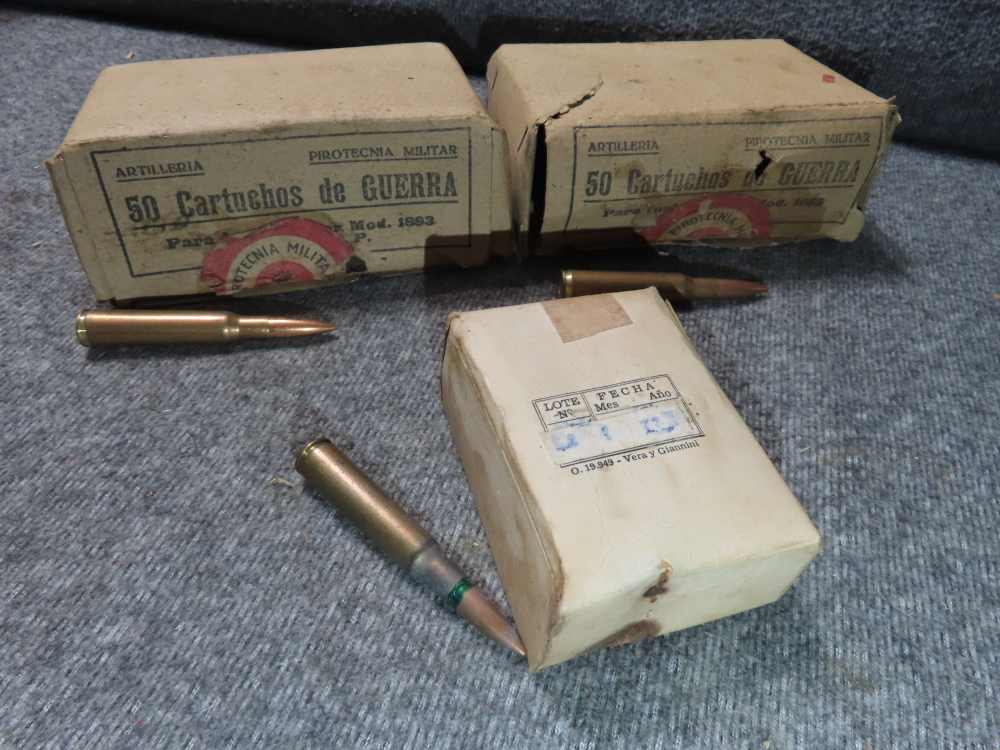 77 ROUNDS MILITARY 7mm MAUSER CALIBER AMMO-CLEAN-GOOD SHOOTING-img-0
