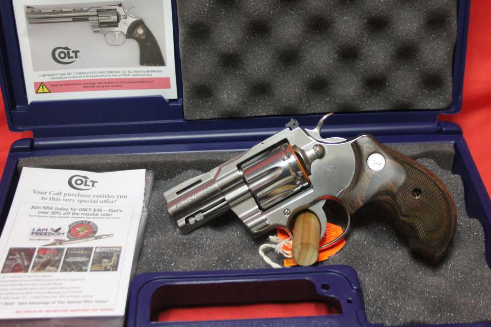 RARE LIMITED Colt Python 357 Magnum Round Butt 2.5 Inch davidson exclusive!-img-0