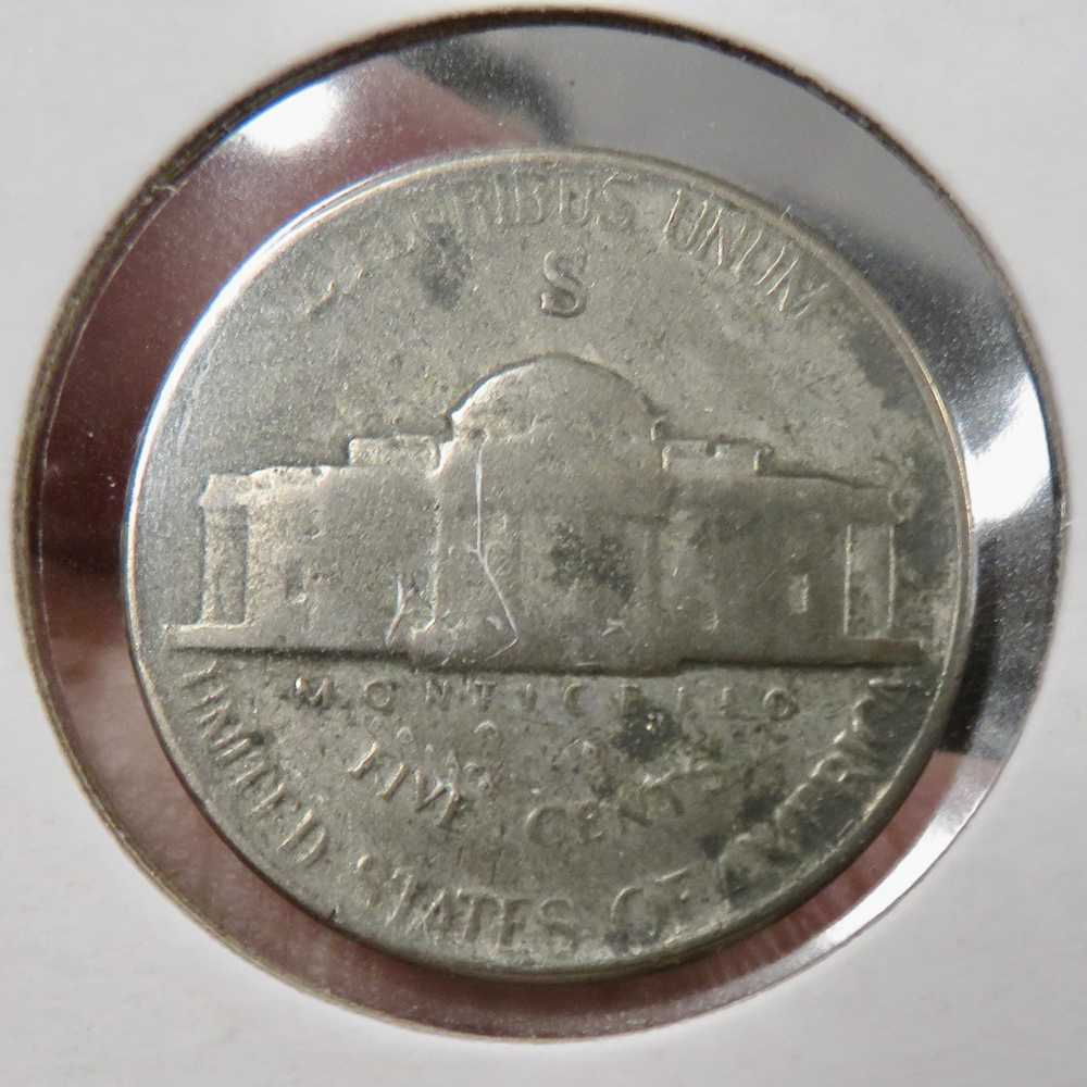 1945-S Jefferson WWII Silver War Nickel – 35% Silver -img-3