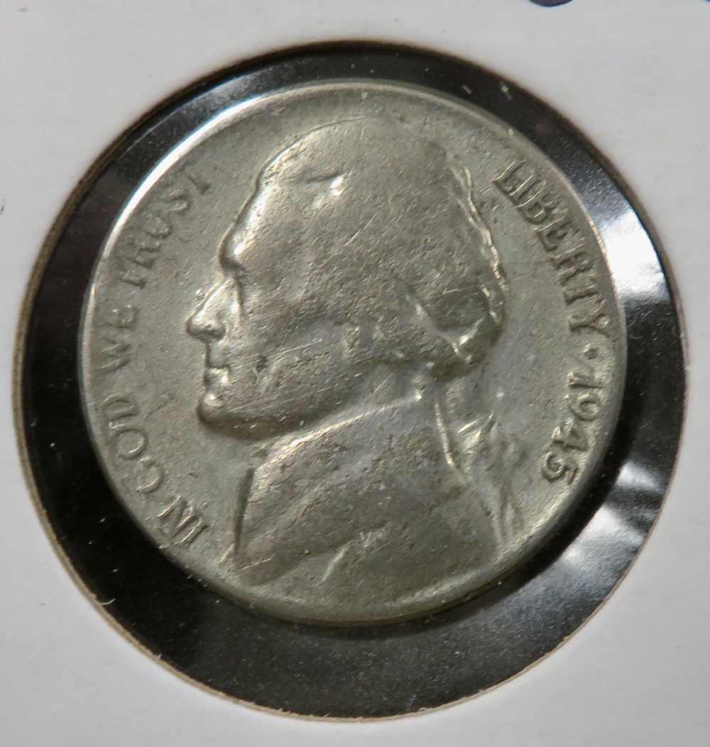 1945-S Jefferson WWII Silver War Nickel – 35% Silver -img-1