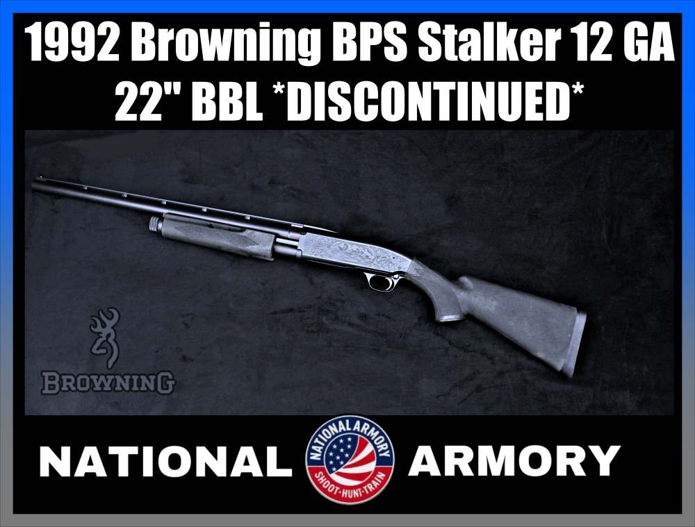 1992 Browning BPS Stalker 12 GA 22" BBL Miroku-img-0
