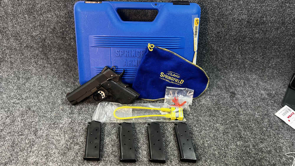 Springfield Armory Ultra Compact 45 Auto 4 Magazines Blue Case Layaway OK-img-0